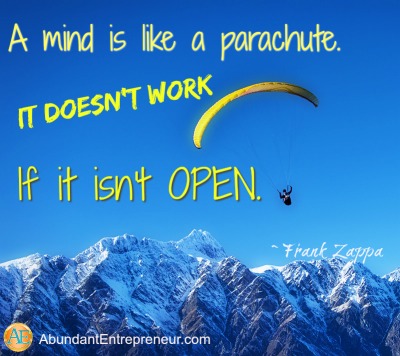 Abundant Entrepreneur - Frank Zappa - Open Minds